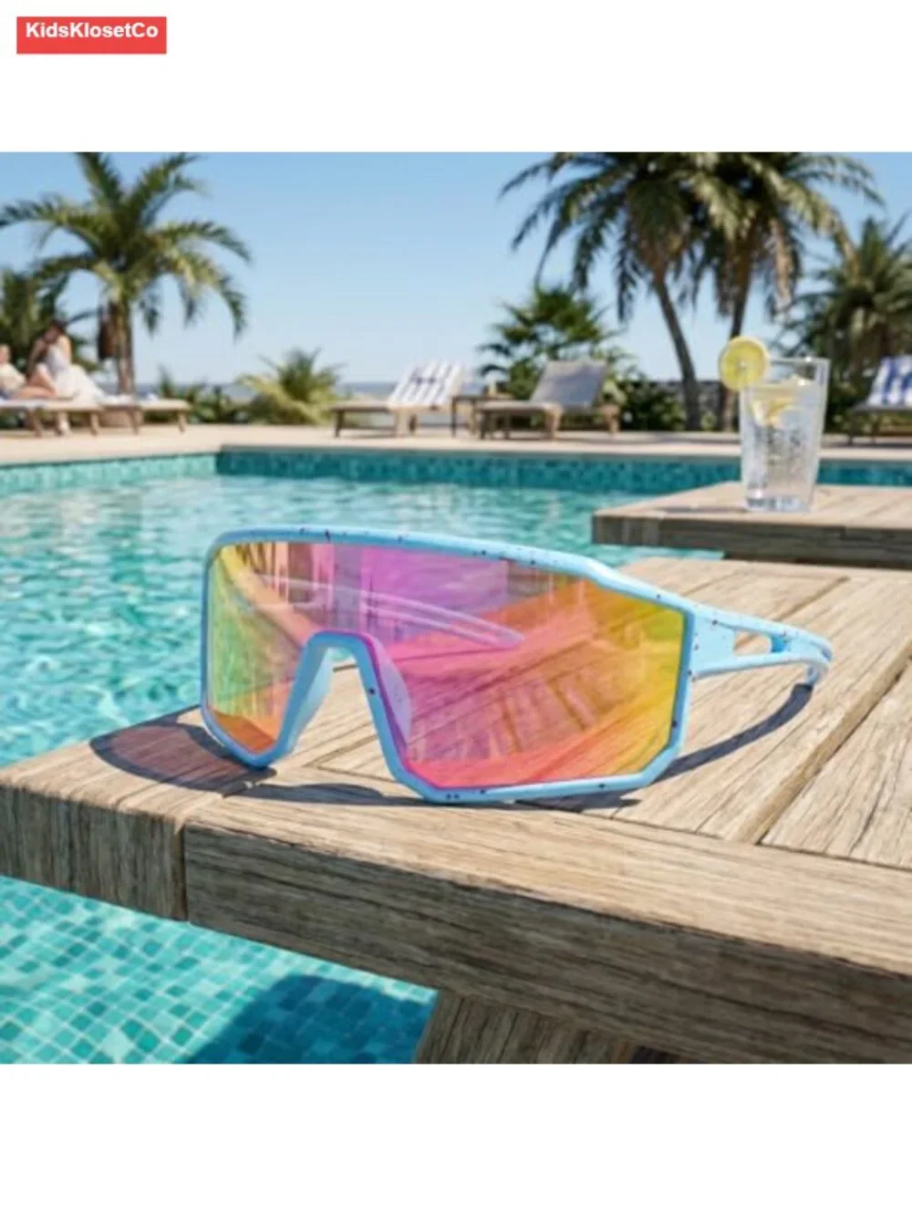 Polarized Sports Sunglasses UV400 for Kids Ages 6-12 Baseball Softball Running